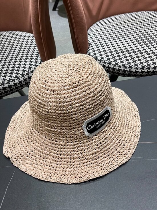 Dior Beige Crochet Bucket Hat main image 4
